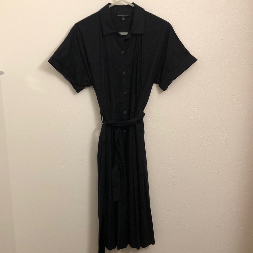 Black Button-Up Dress—cute shirt dress